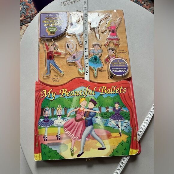 Rare My Beautiful Ballets Nutcracker XL Peg Puzzle Book Board - Picture 7 of 8